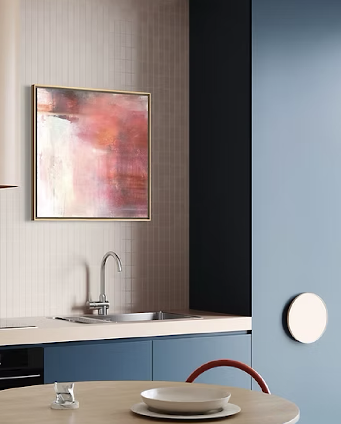 Holding the Evening, 2025, 60 x 60cm FRAMED