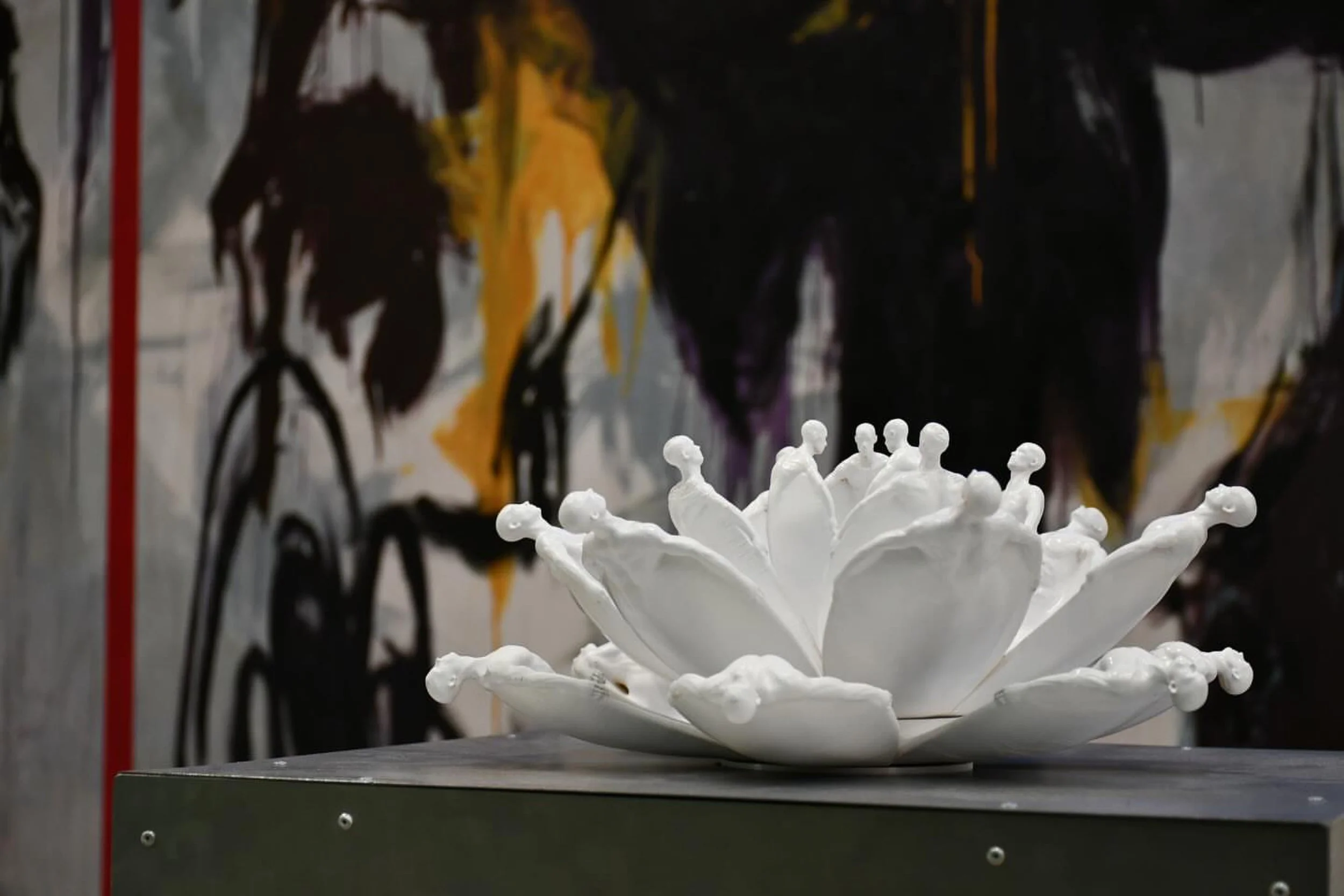 The Cyclical Body, 50 x 50 x 35cm, 3D sculpture, PLA, Enamel Gloss, Aluminium, 2024