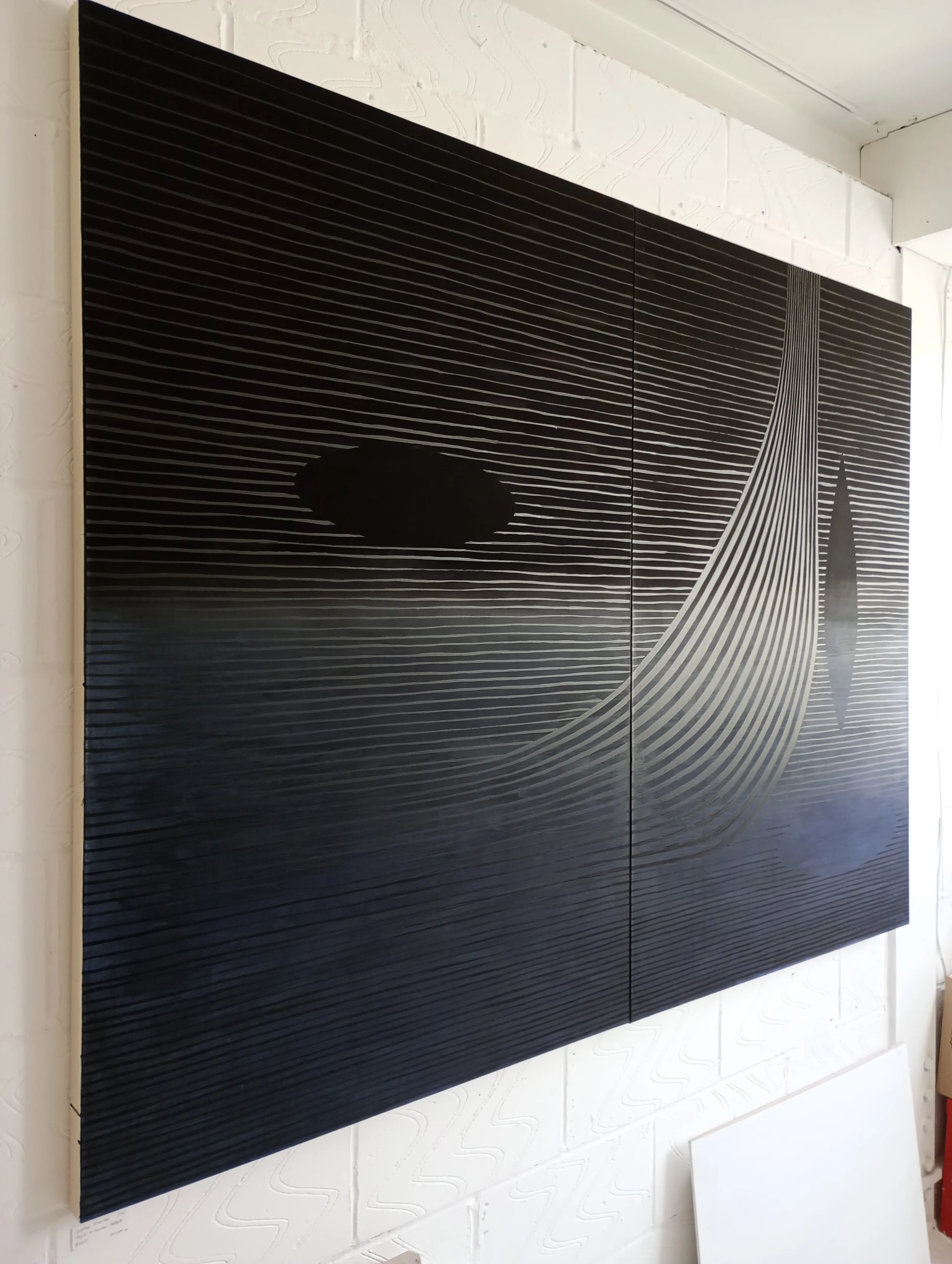 Quell Diptych, 150x200cm, 2025