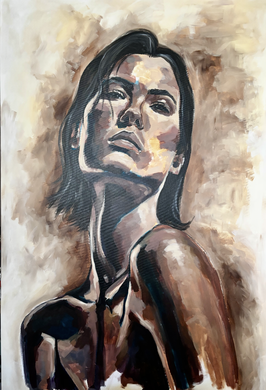 The Moment I Knew
Acrylic on Canvas,
 2026,
 100cm x 150cm