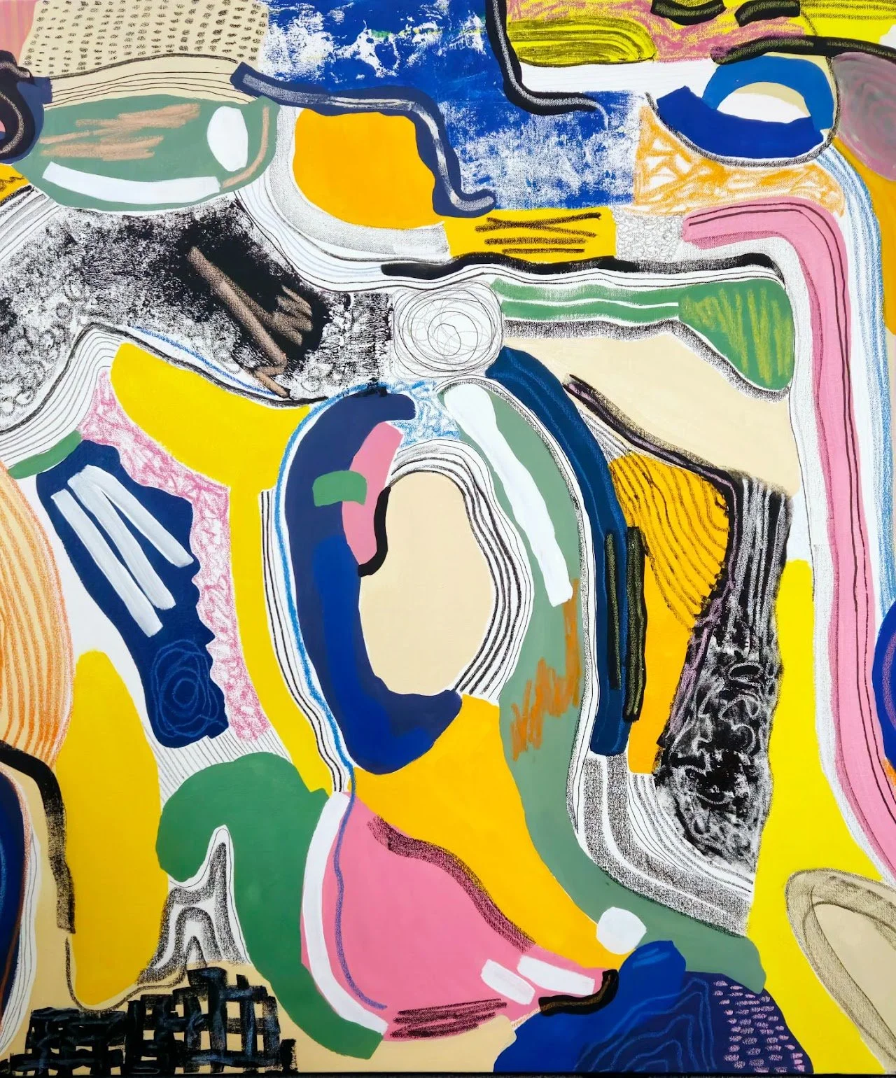 Felicity
Acrylic and mixed media on canvas
100 x 120cm
2024
