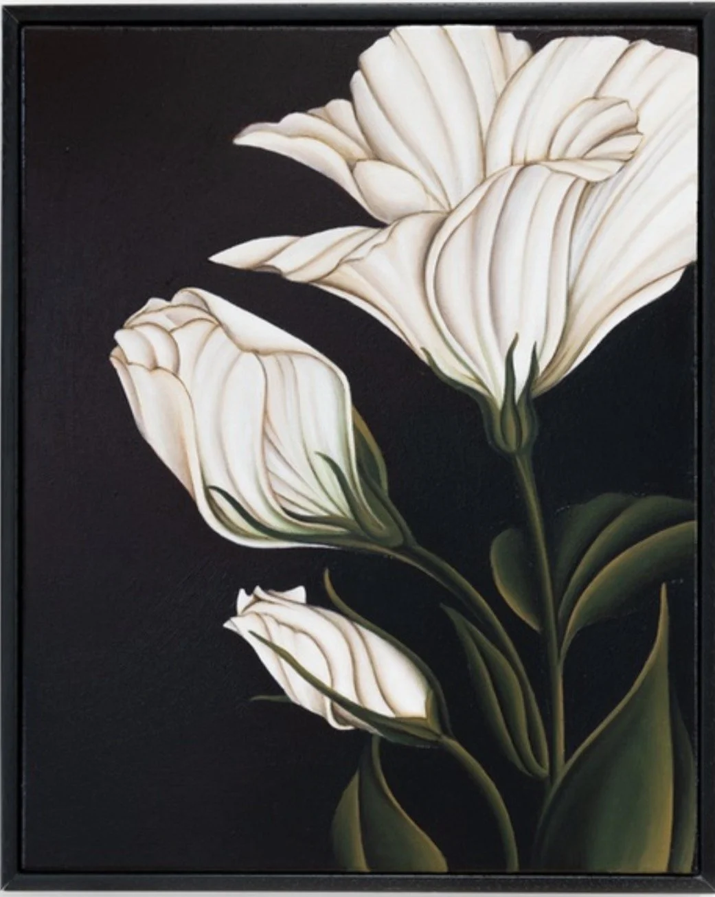 White Lisianthus
Oil on Canvas Board
50 x 40cm
Finished with a Black Wood Frame
2026