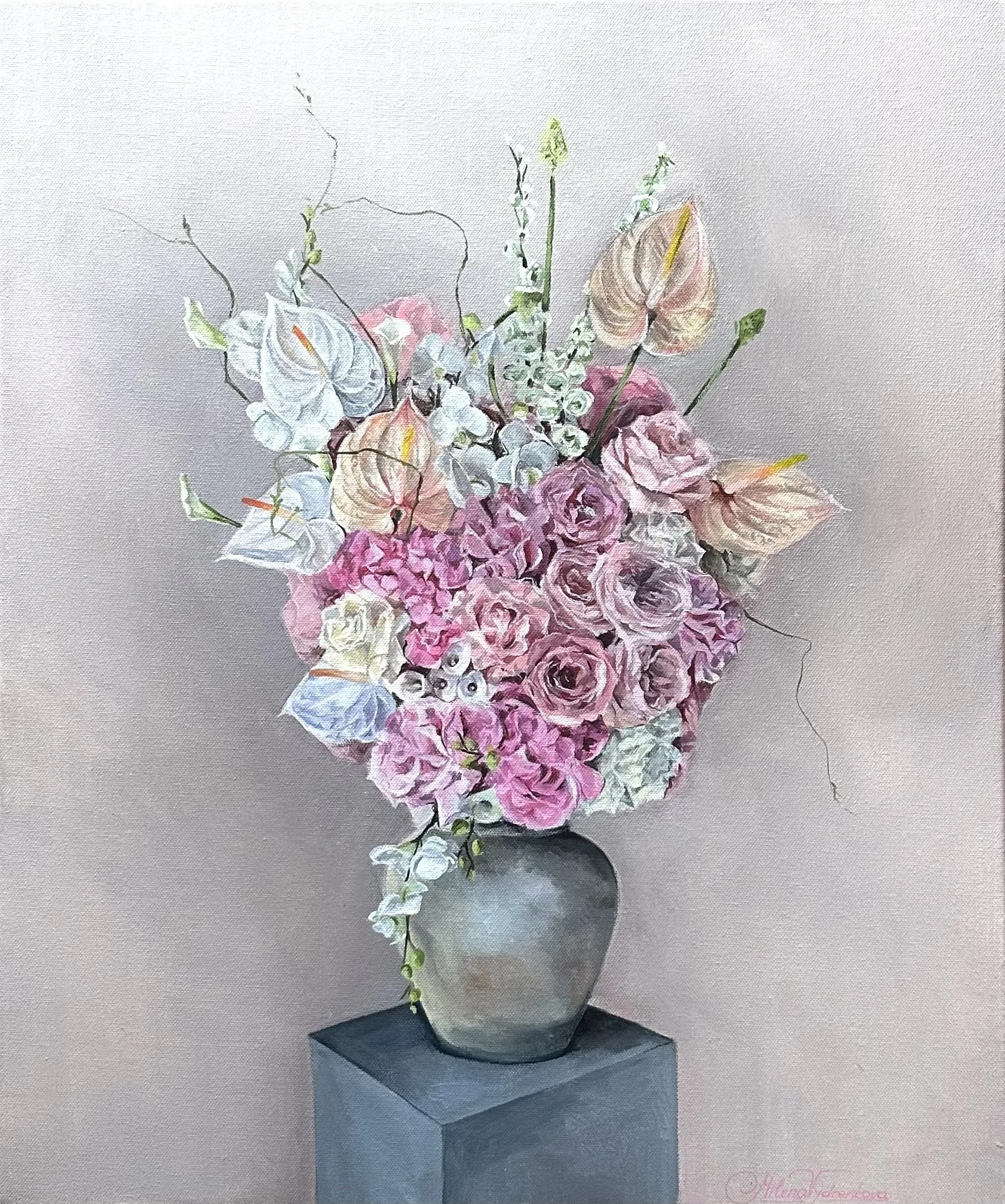 Florist's Choice, 
Acrylic on canvas, 
50x60cm,
2026

