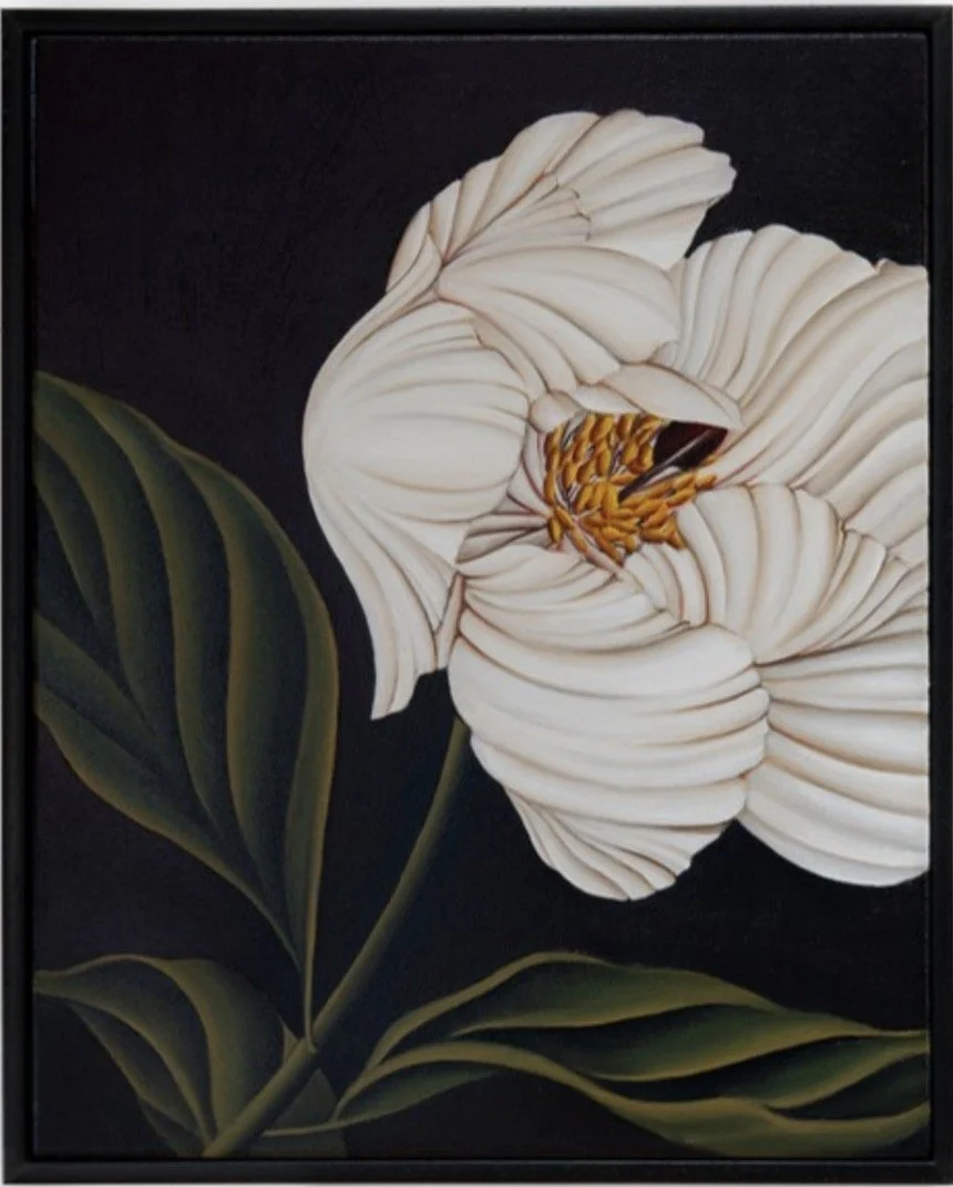 White Tulip at York Gardens,
Oil on Canvas Board
50 x 40cm
Finished with a Black Wood Frame
2026