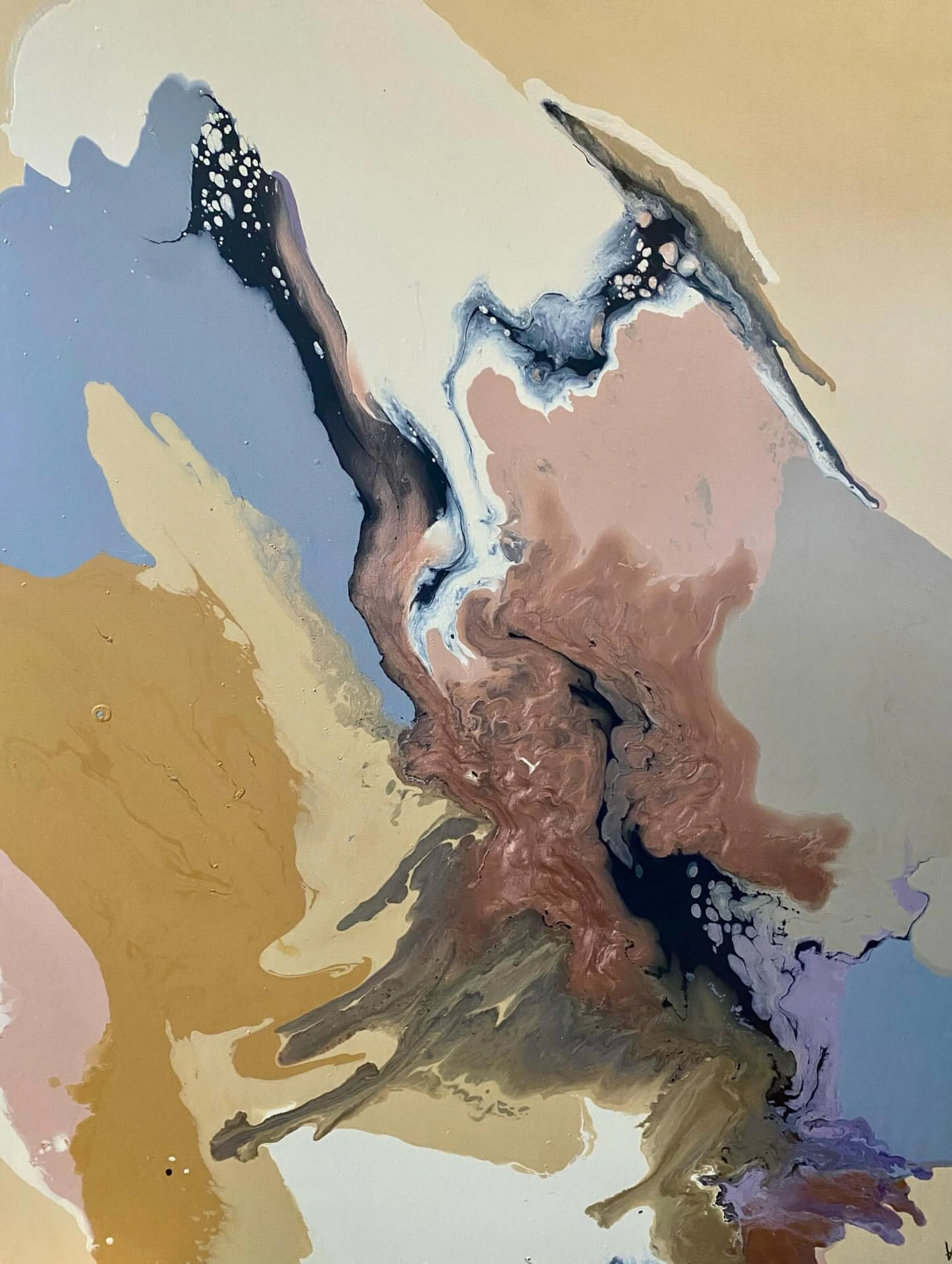 Empusia 
120 x 100cm
Copper & Charcoal
2026