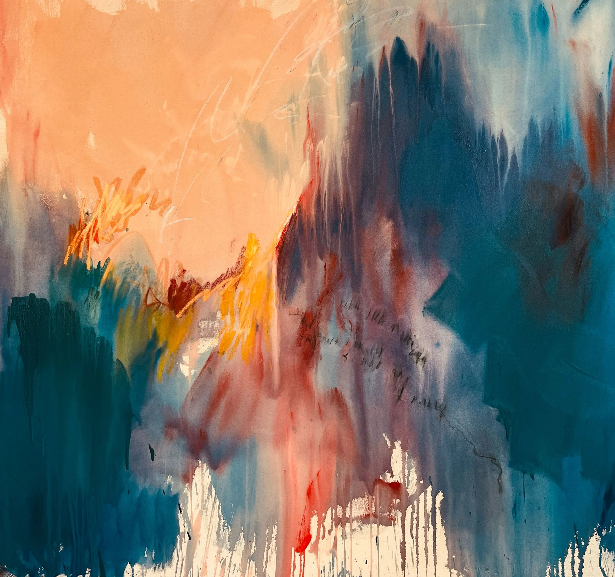 Chasm, 
165 x 175cm, 
Framed,
2026