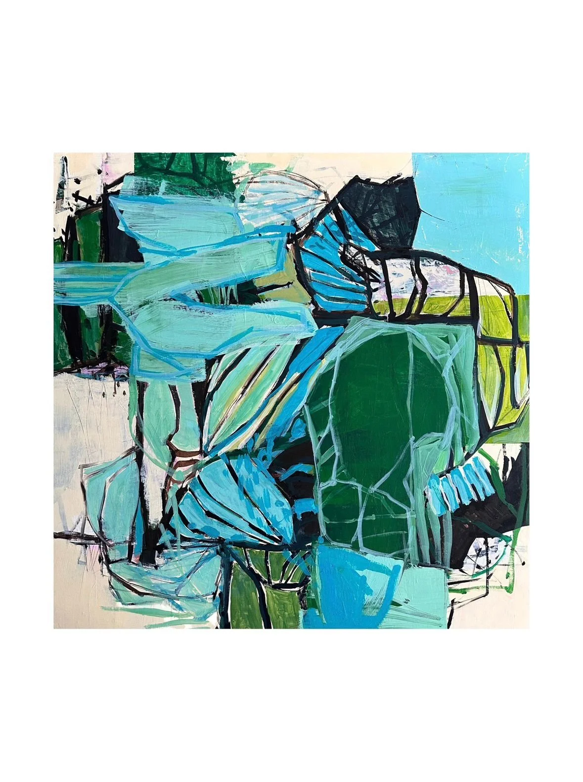 Restless Calm
Acrylic on Wooden Panel
61 x 61cm x 2cm  