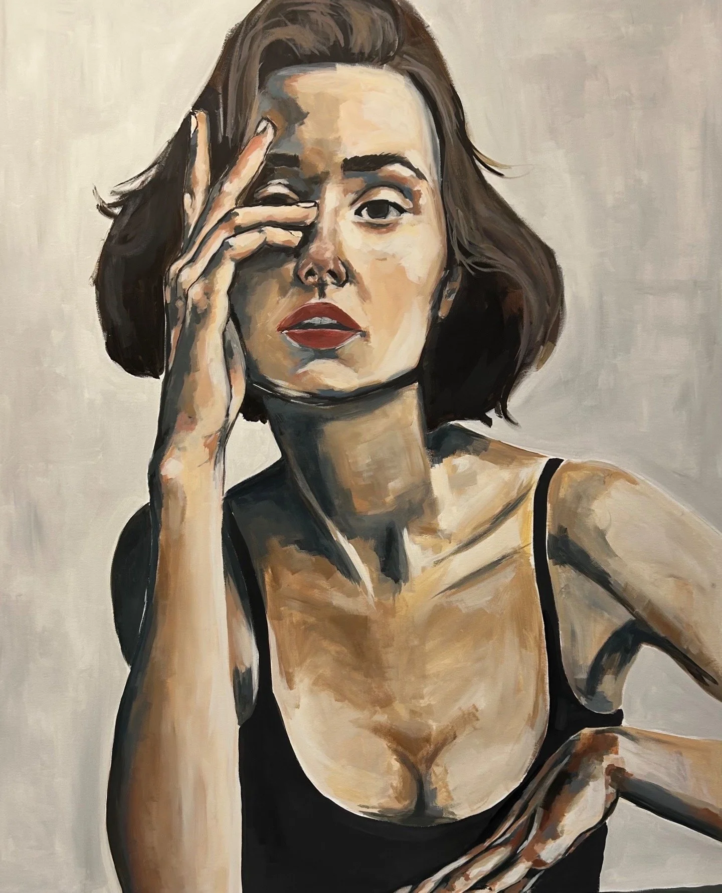  ‘Odette’, 
Acrylic on Canvas,
 2024,
 100cm x 150cm