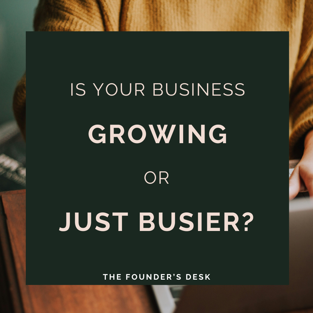 Growing or just busier?