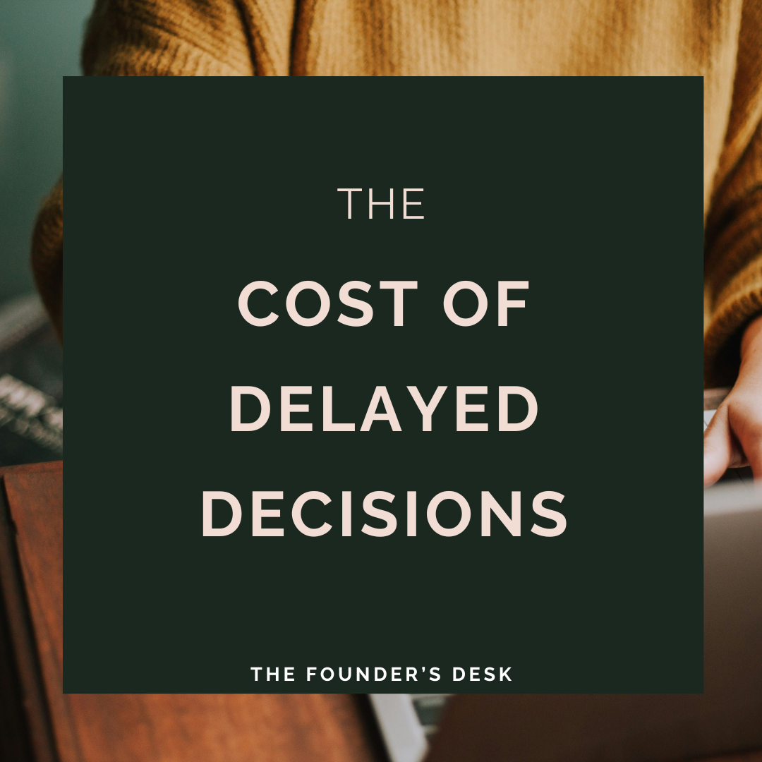 The Cost of Delayed Decisions