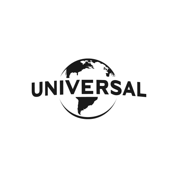 Universal Pictures logo with globe and company name.