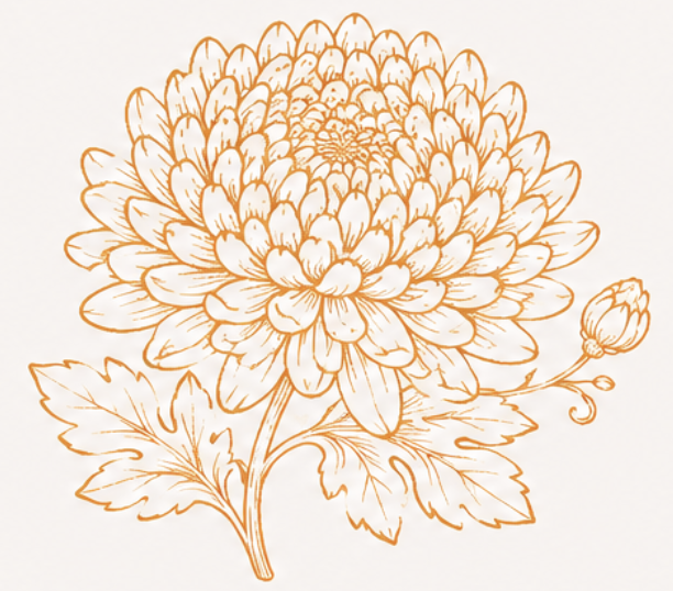 Mums and pumpkins front porch decor icon - Hello Pumpkins seasonal decorating service