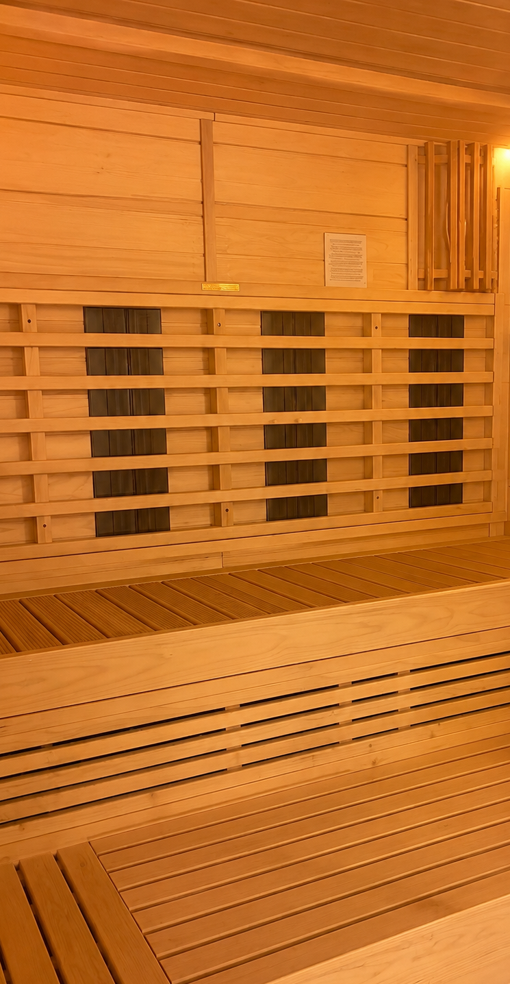 Infrared sauna at Reset Society, Saldanha, Lisbon