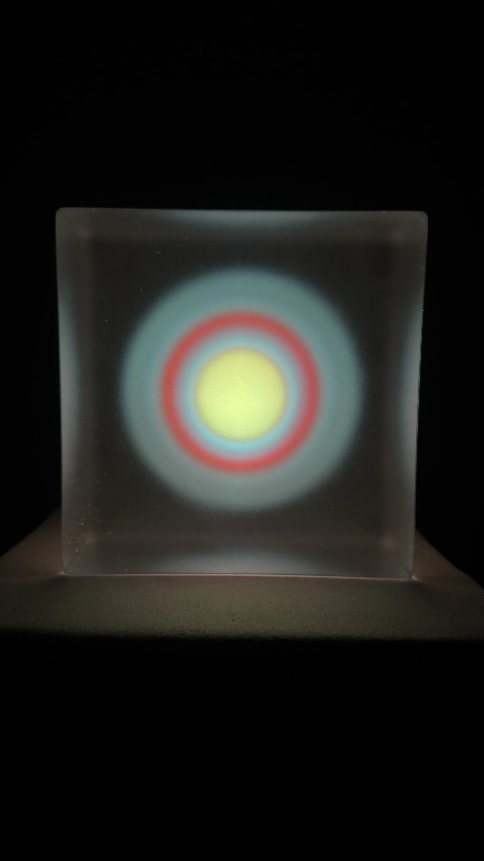 Ron Reihel
Title: Time shadow
Size: 8 x 8 x 4 3/8 inches / 20.32 × 20.32 × 11.11 cm