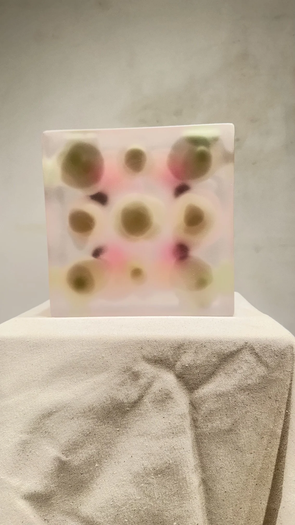 Title: In currents flow life  
Size: 8 x 8 x 5 in / 20.32 × 20.32 × 12.70 cm  
Price: Inquiry
