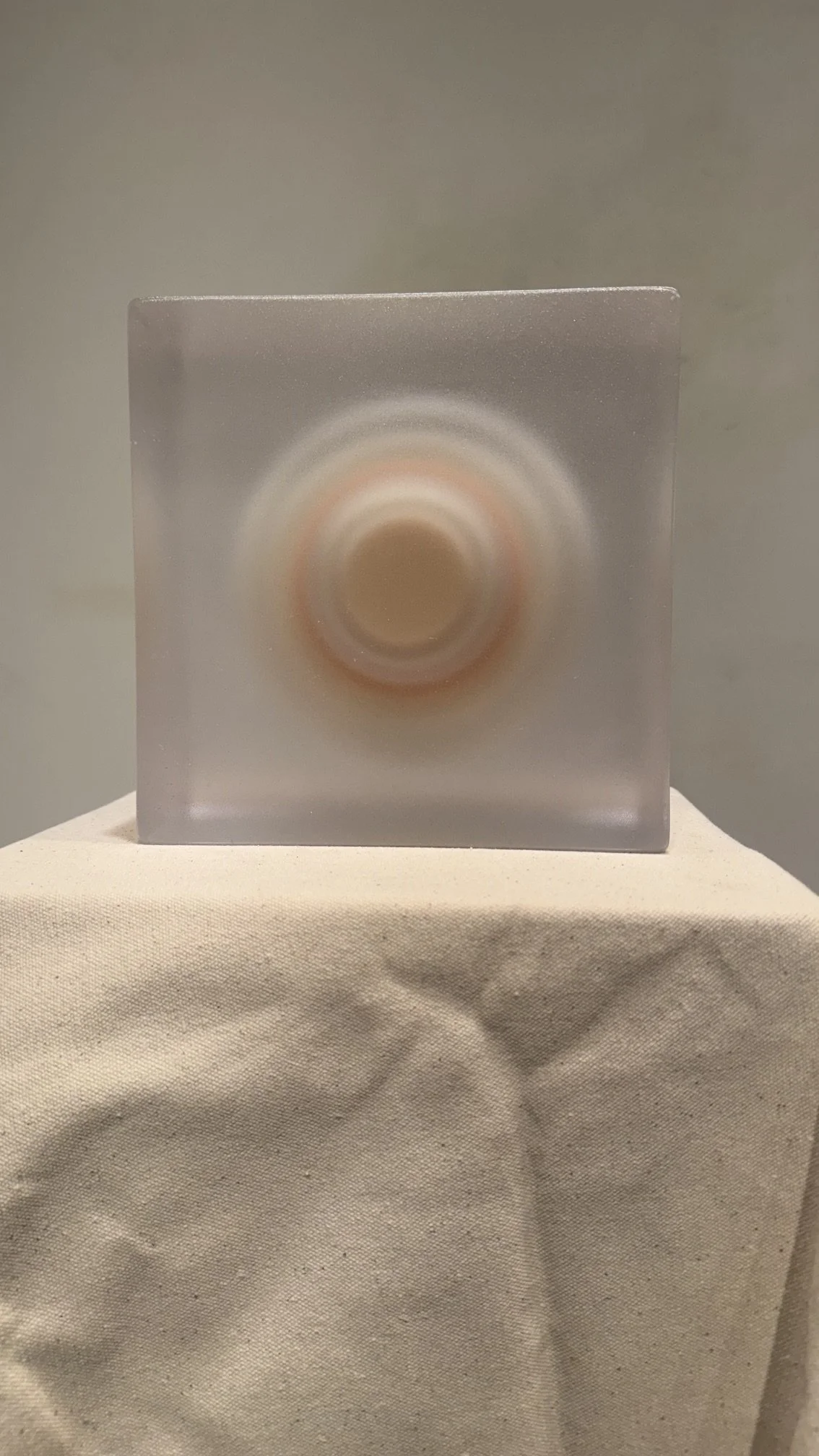 Ron Reihel
Title: Time shadow
Size: 8 x 8 x 4 3/8 inches / 20.32 × 20.32 × 11.11 cm