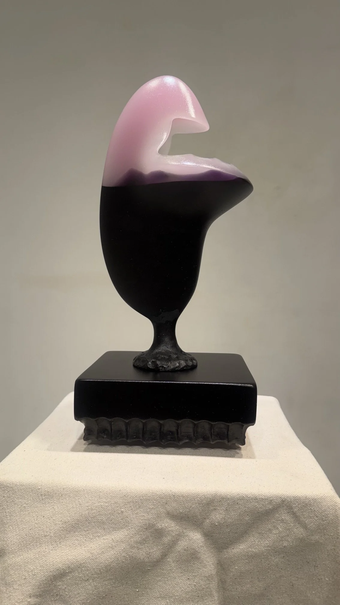 Title: Terrestrial jelly  
Size: 14 1/2 × 6 5/8 × 5 5/8 in  / 36.83 × 16.83 × 14.29 cm 
Price: Inquiry