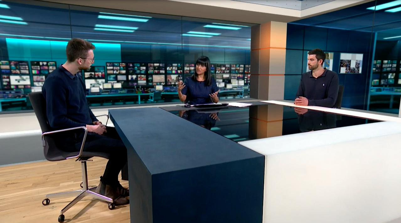 ITV News Live interview