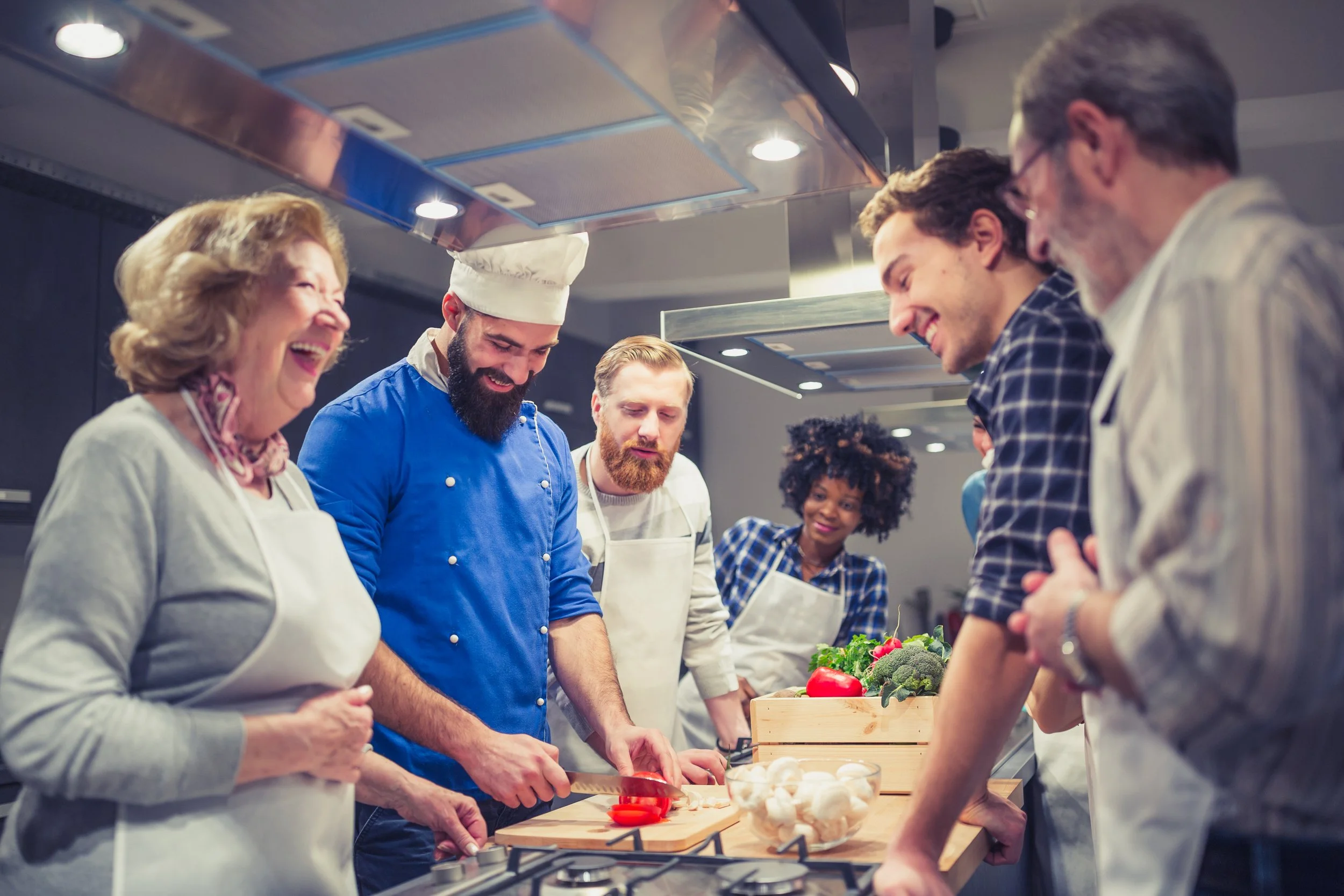 corporate team building team bonding business coaching cooking class culinary lessons for companies