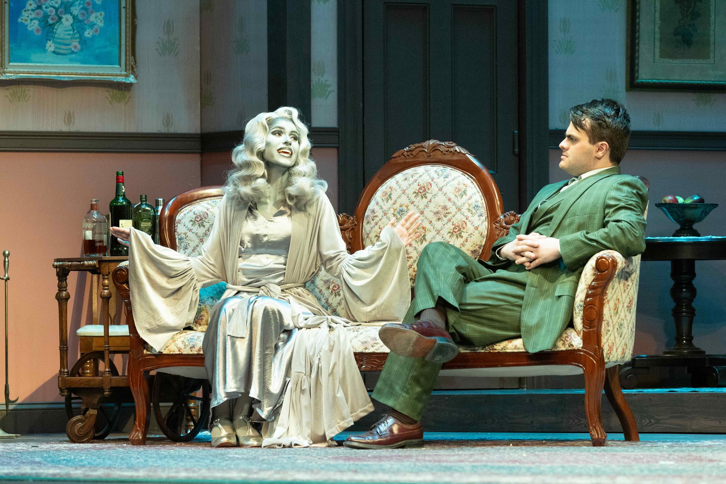 Blithe Spirit, Dir. Raina Ames, University of New Hampshire main stage