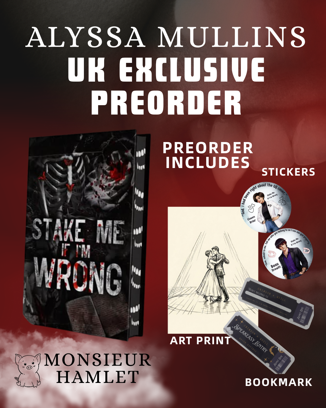Stake Me if I'm Wrong Special Edition SIGNED PREORDER Paranormal Dark Rom Com