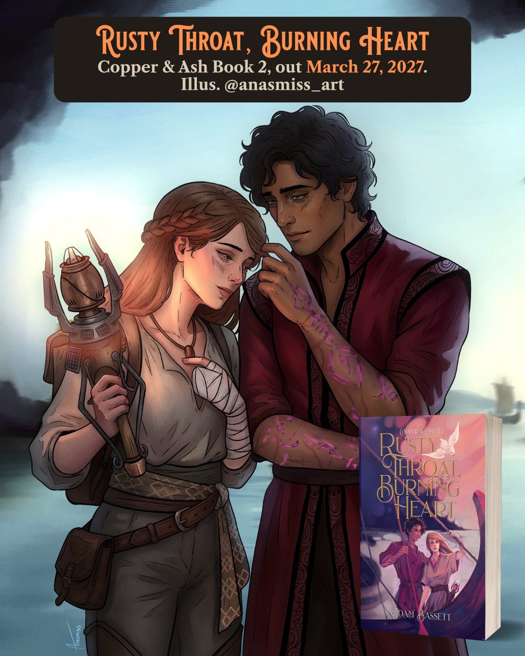 RUSTY THROAT, BURNING HEART (Copper Skin, Oaken Lungs Book 2) PREORDER