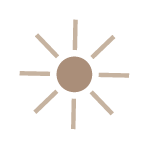 Geometric drawing of an outline square with sections divided by vertical, horizontal, and diagonal lines.