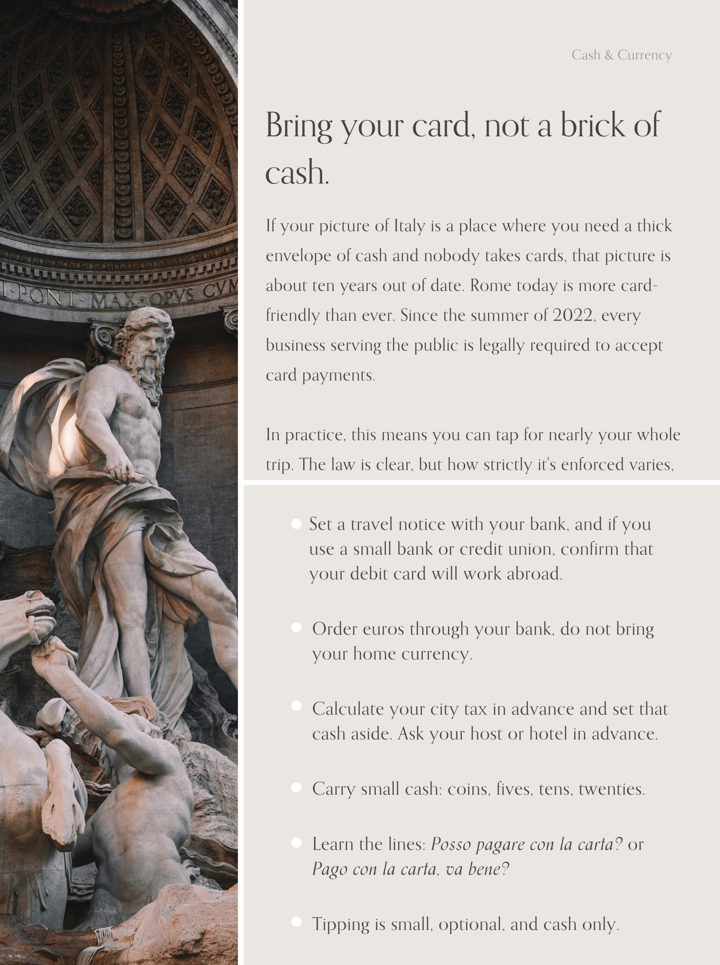 Do I need cash in Rome.png
