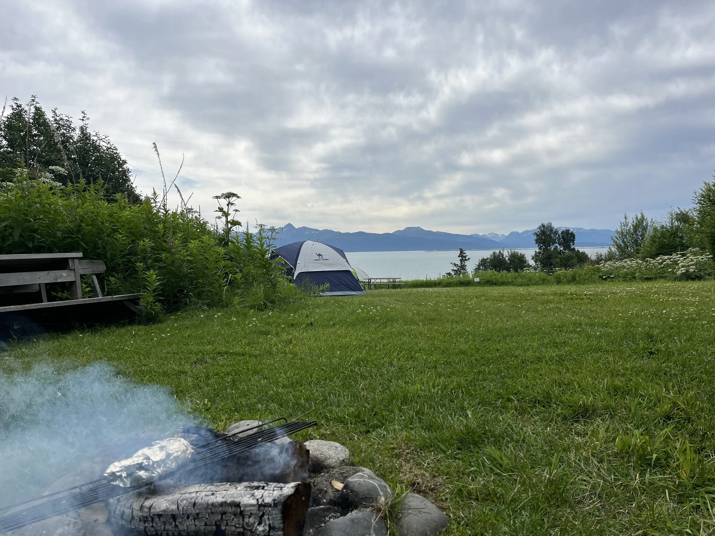 Camping in Homer, Alaska