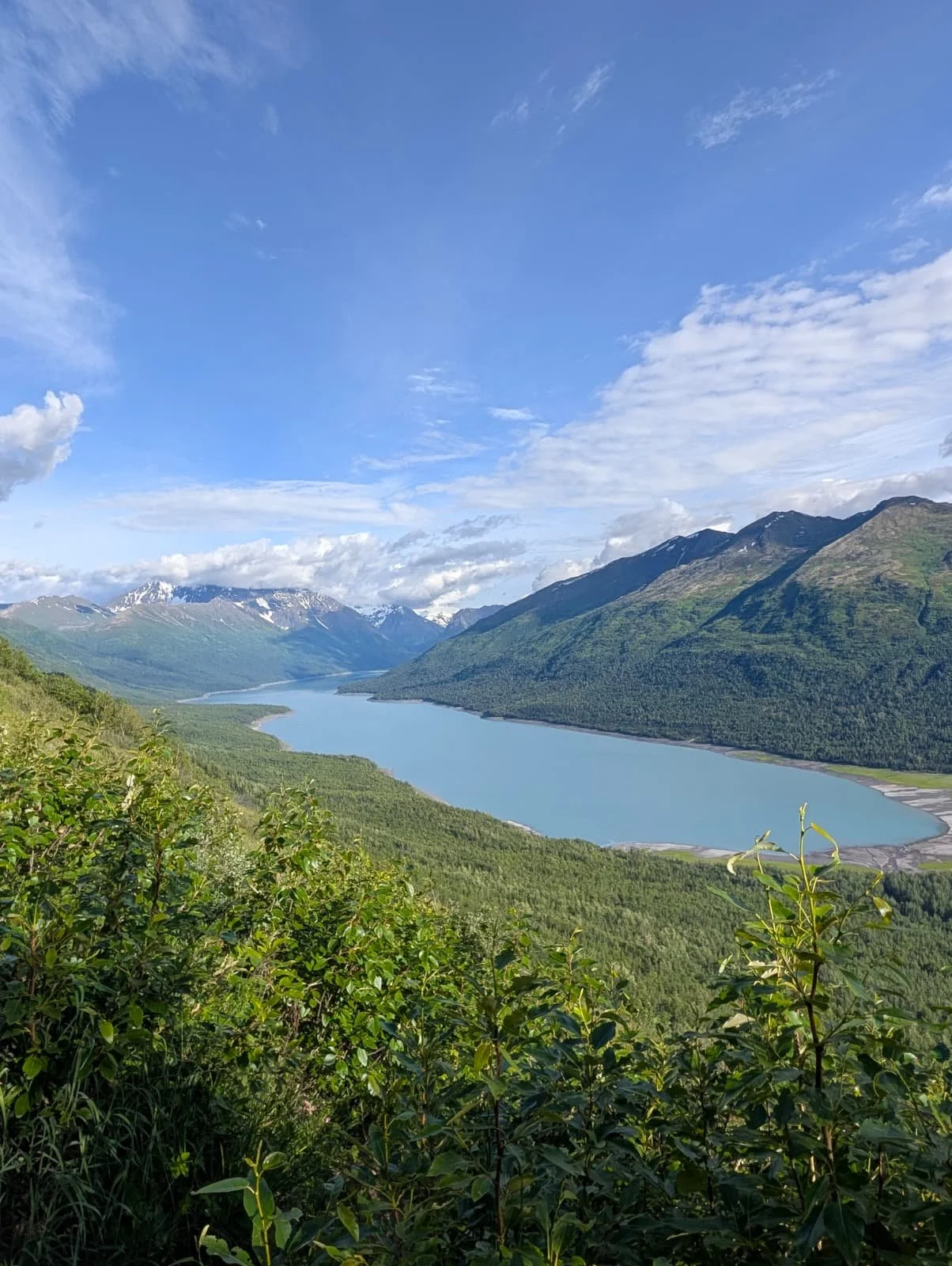 Eklutna Lake Overlook, in Eagle River, Alaska