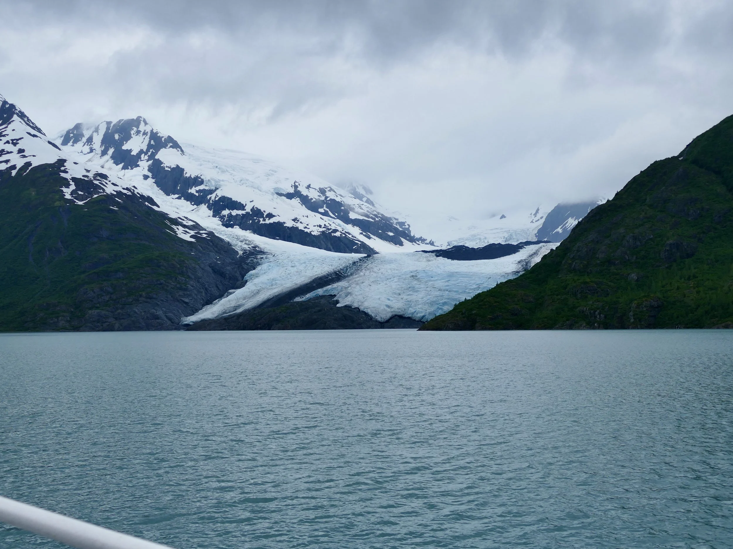Portage Glacier in Glacier Valley, Alaska