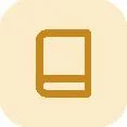 Icon of a book or notebook outline