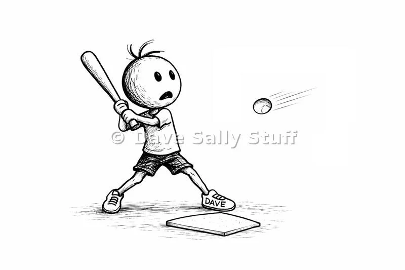 Don't Suck at baseball Dave Sally Stuff