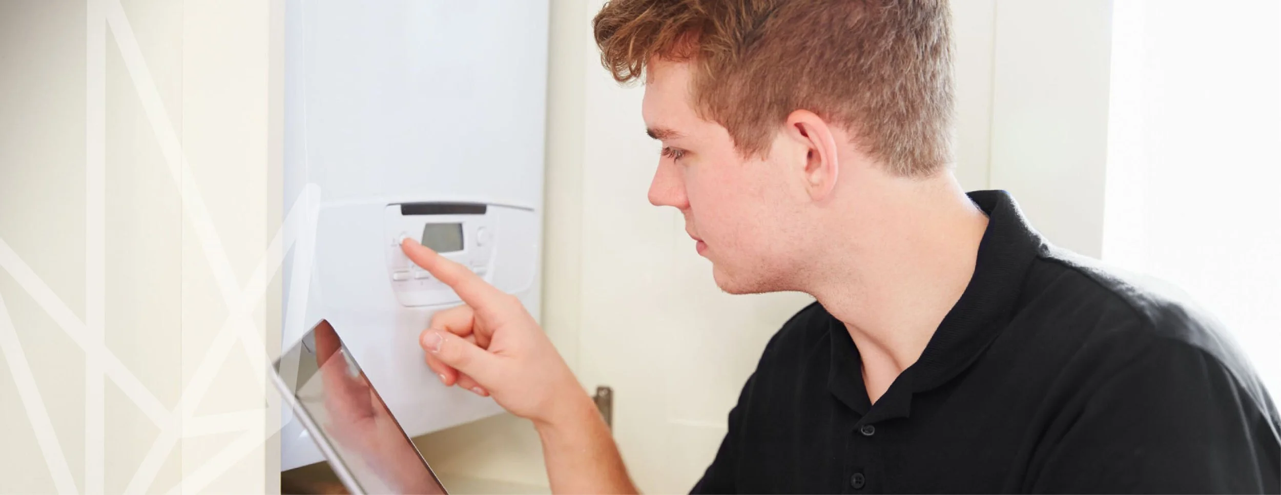 Gas Safety Check in Progress