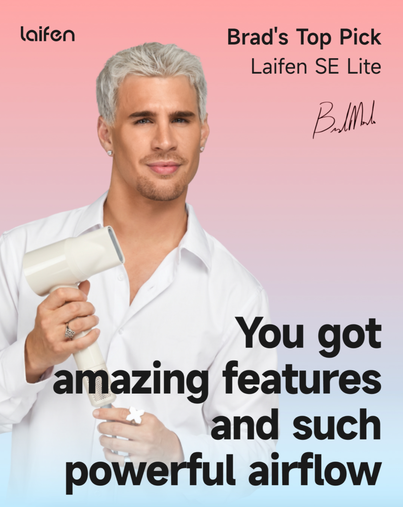Brad Mondo x Laifen Partnership Content