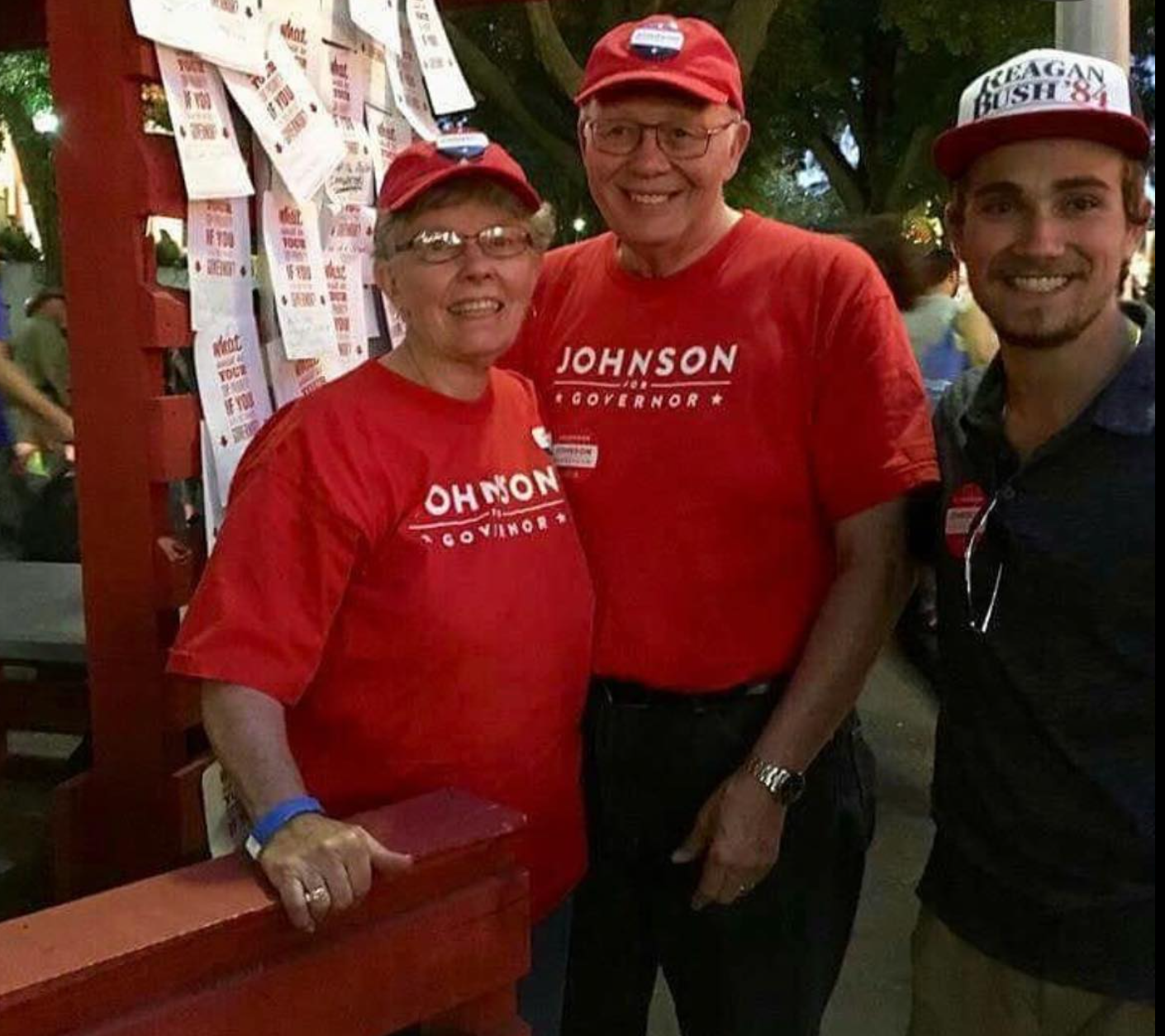 Johnson Bergstrom for Governor Lt. Governor Campaign representative at Minnesota State Fair
