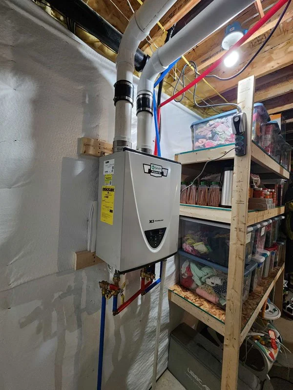 Tankless water heater installation in Niles, MI