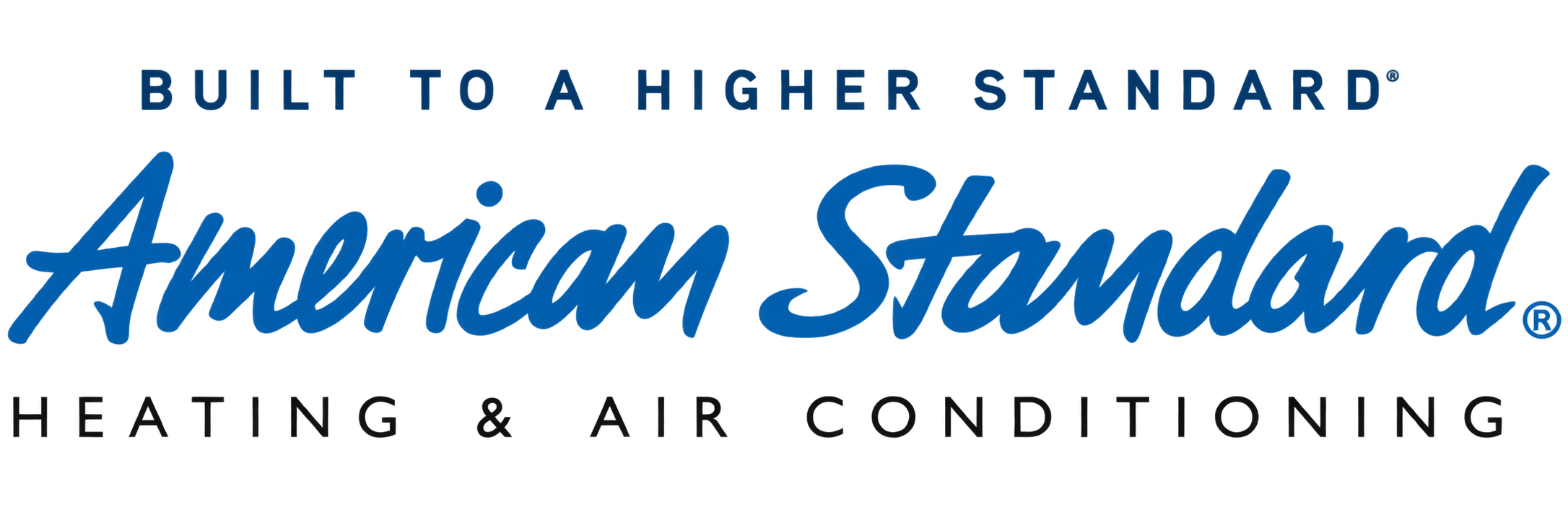 Logo for Advanced Standard Heating & Air Conditioning with the tagline "Built to a higher standard"
