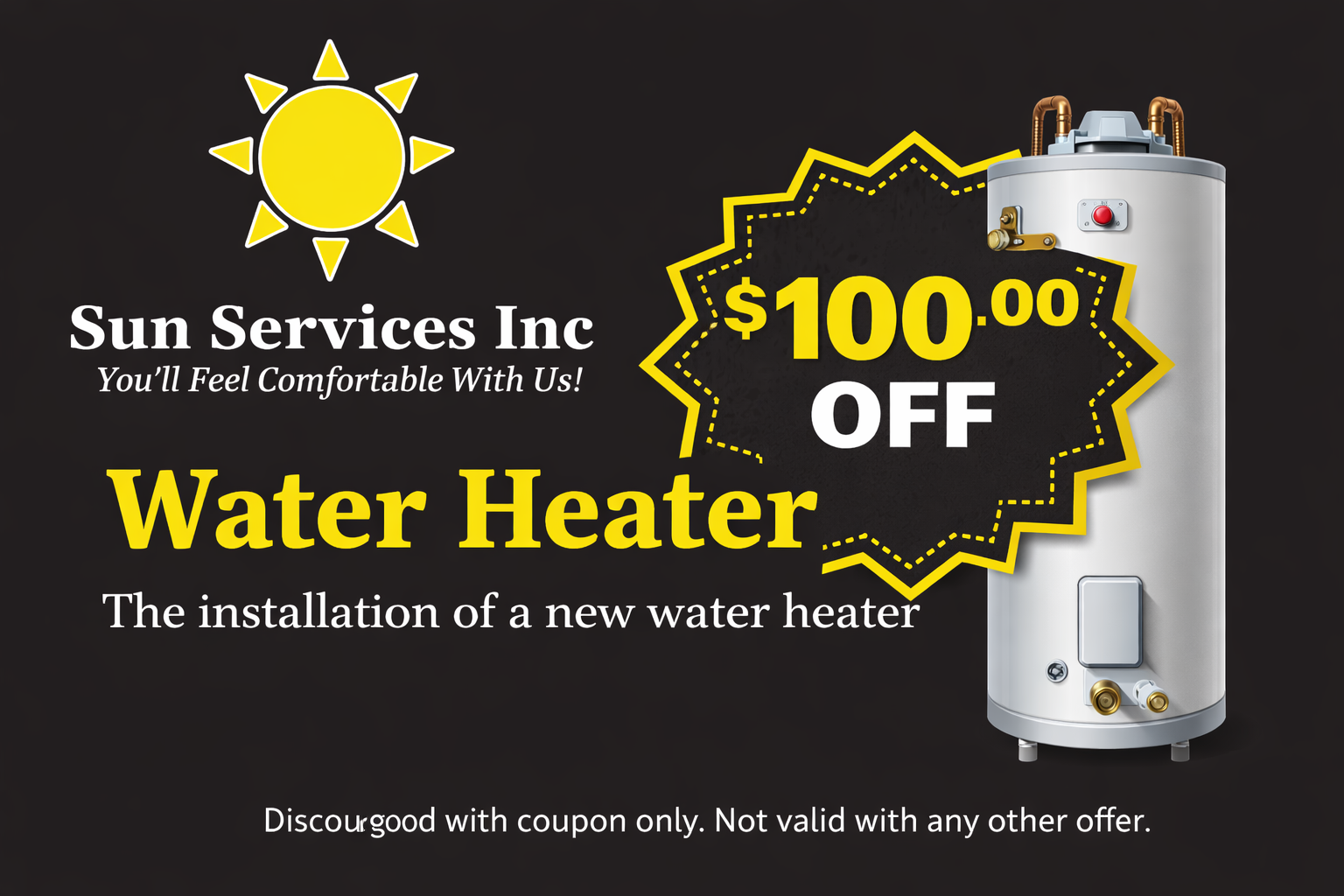 Water Heater Coupon