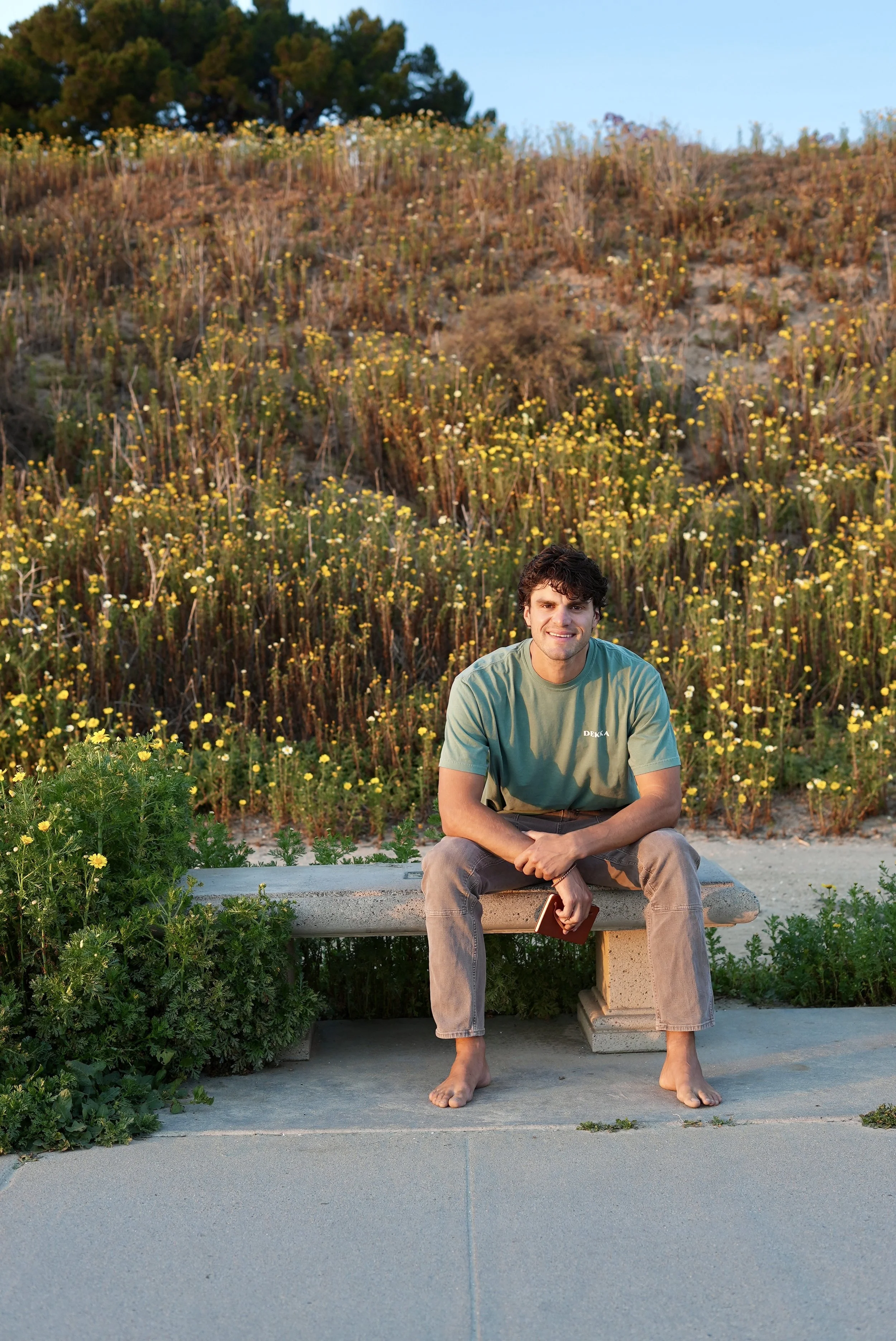 Coaching session while walking along the San Diego coastline