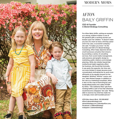 Houston Magazine Modern Mom's Feature