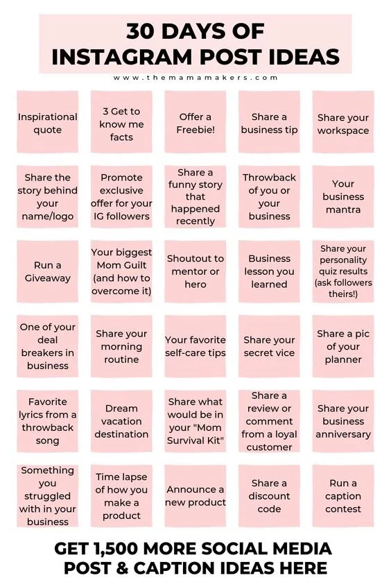 Need Some Instagram Content Ideas? We Got You.