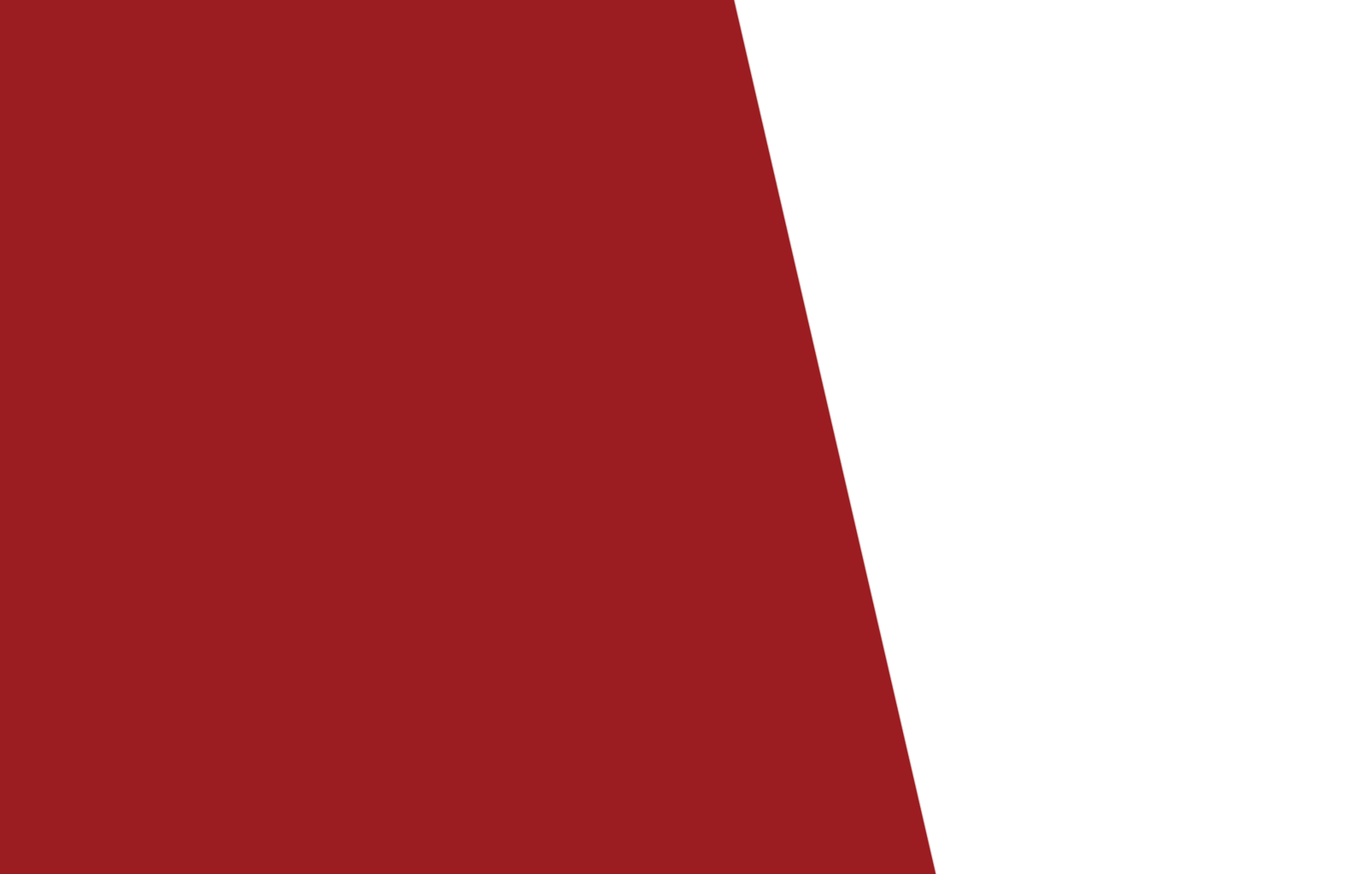 Close-up of a red and white shape for George Bray for McCracken County Judge Executive Kentucky
