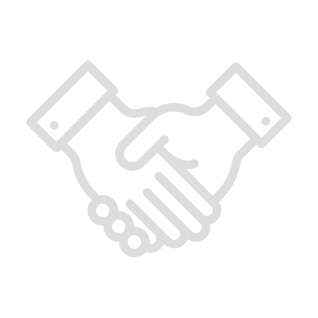 Icon of two hands shaking, representing agreement or partnership for the accomplishments of George Bray for McCracken County Judge Executive Kentucky