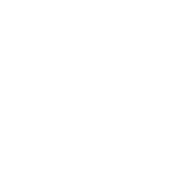 outline illustration of a running shoe mid-stride