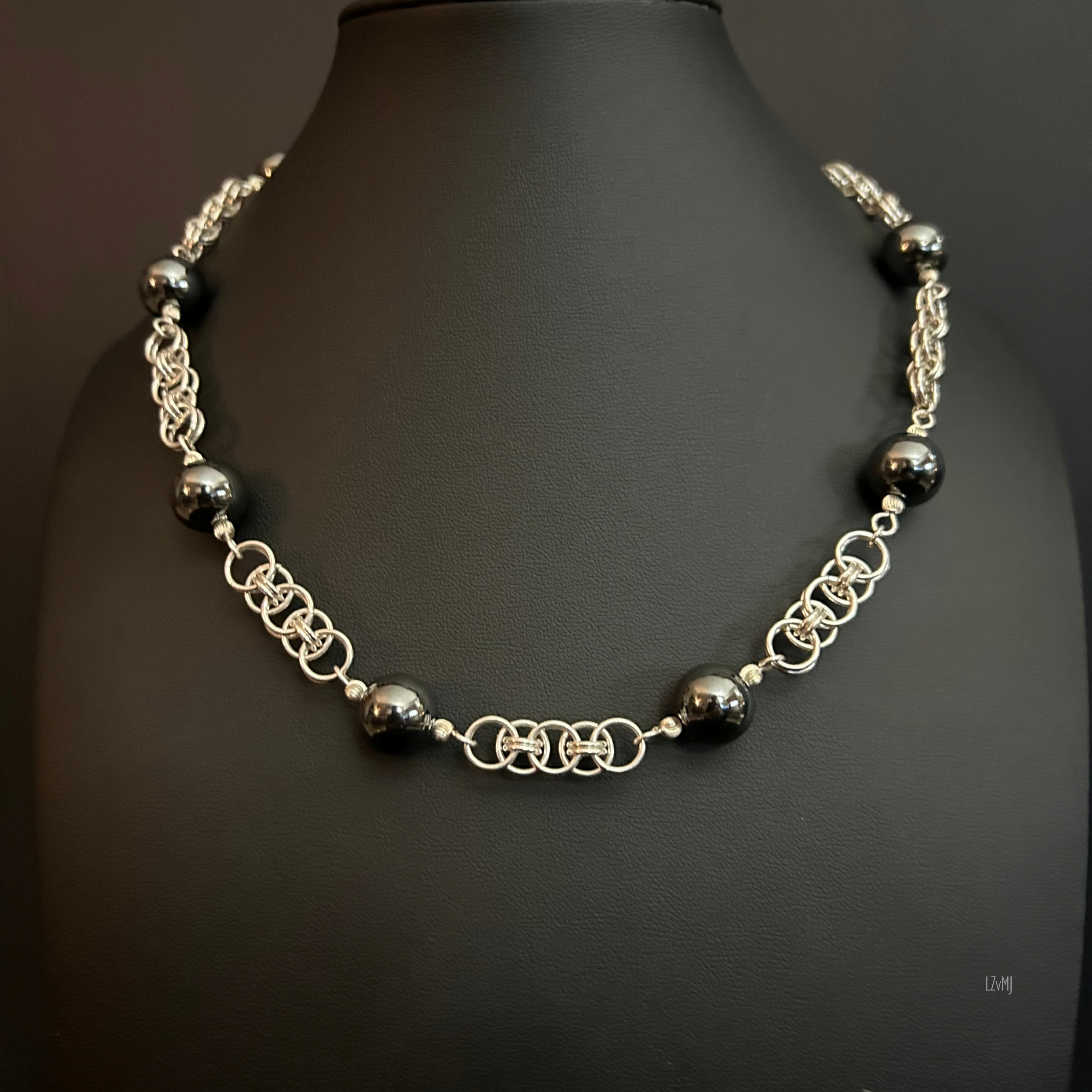 Silver Orbit Necklace