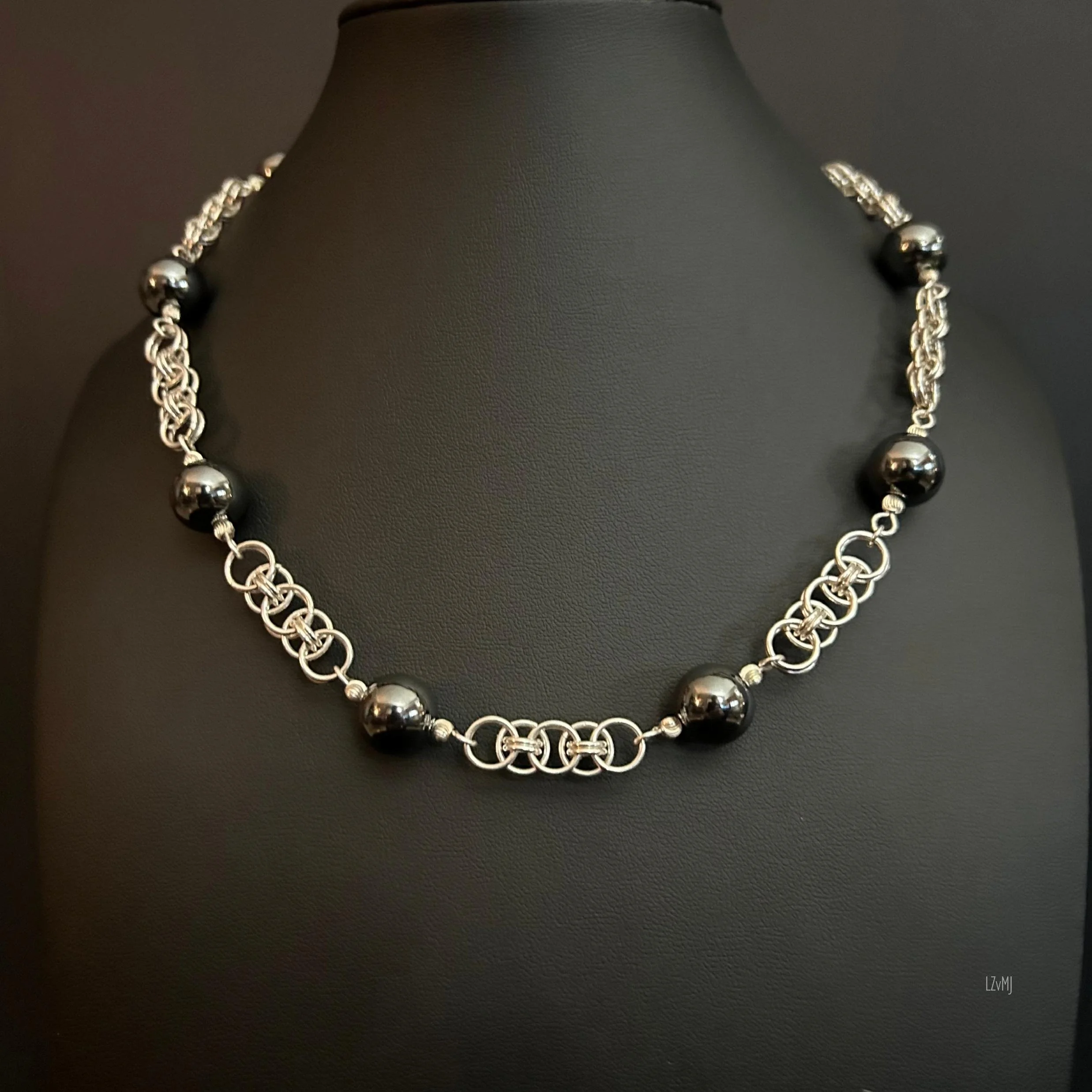 Silver Orbit Necklace