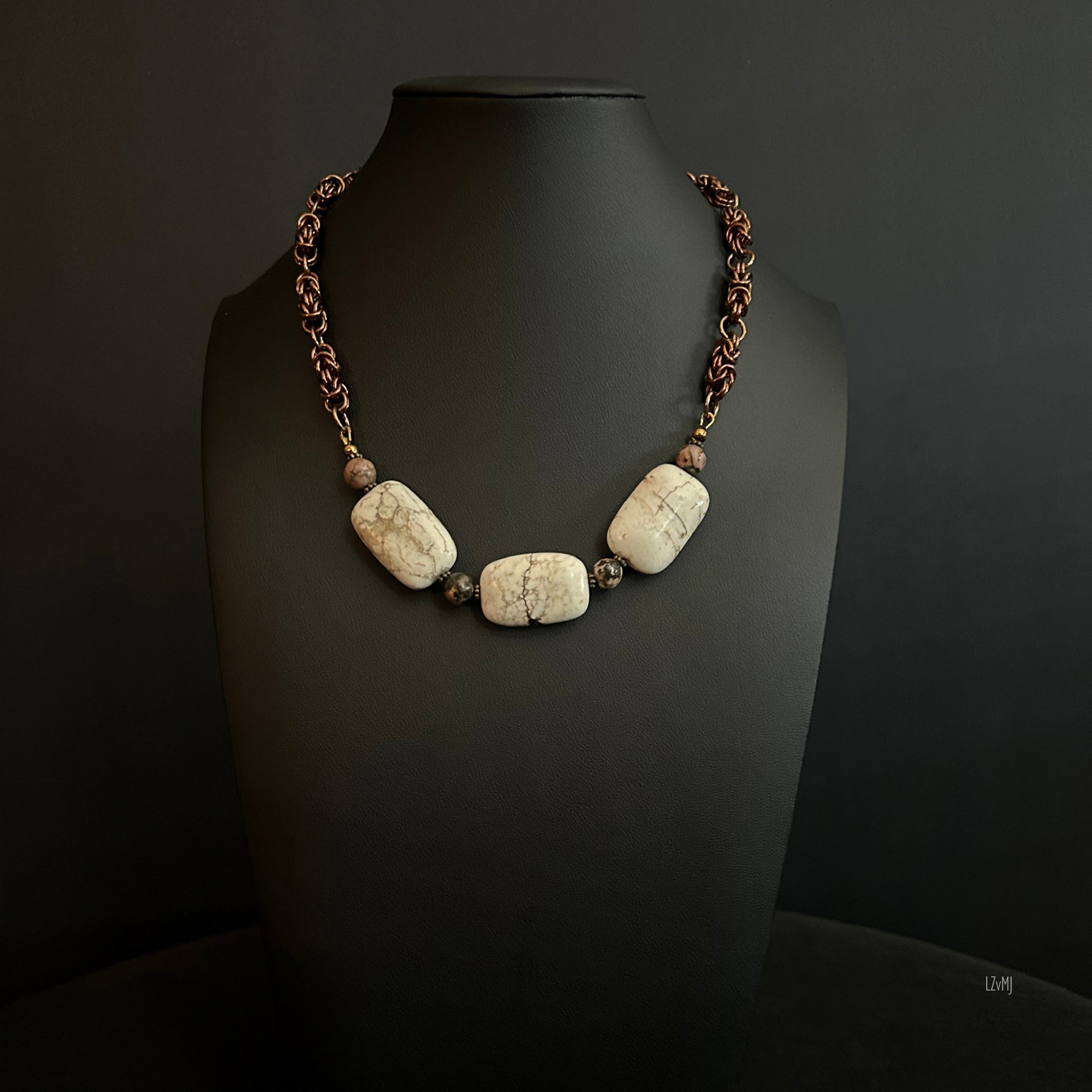 Bronze Earthstone Necklace