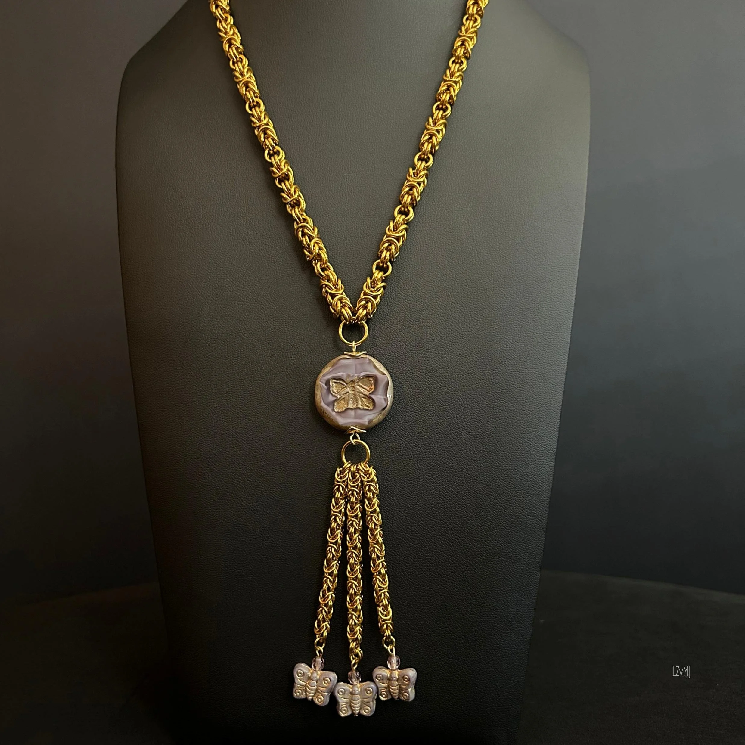 Golden Butterfly Necklace