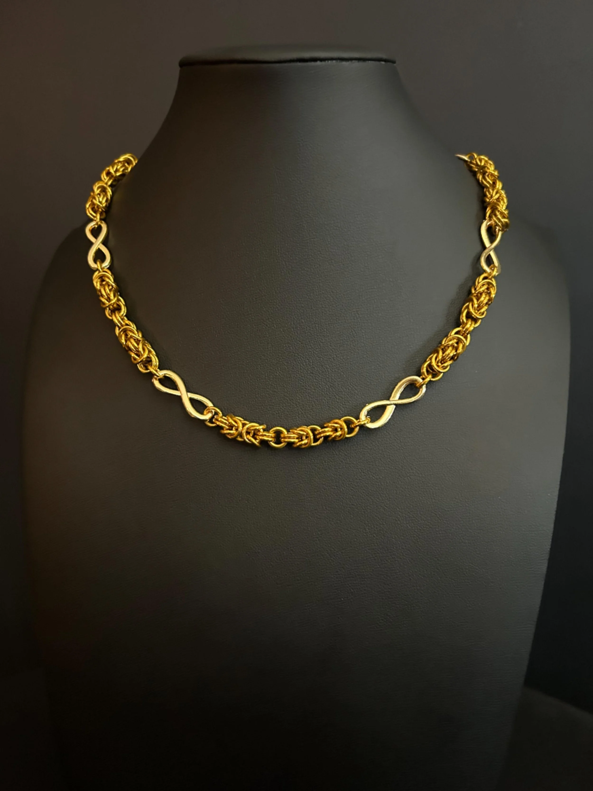 Golden Infinity Necklace